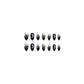 Black Flame Star and Moon Varnish for Nail Enhancement with Water Drop Effect - nail enhancement black flame star moon
