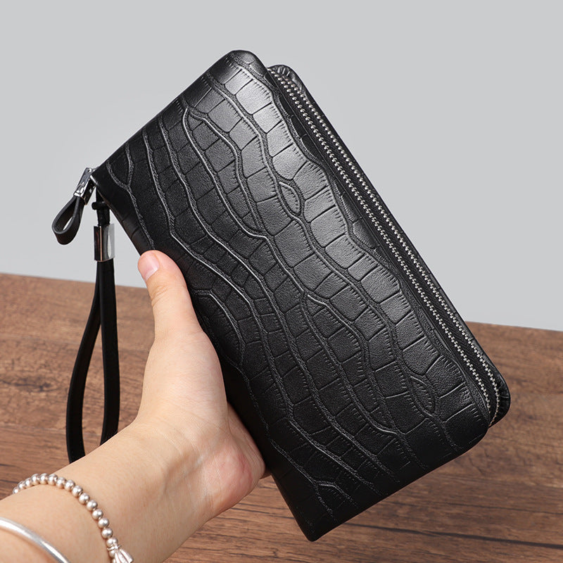 Black Genuine Cowhide Leather Lining Wallets in Small Medium Large Sizes - Wallet So Nice Even Your Cards Will Take