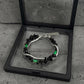 Black Gravel Double-layer Snake Bone Bracelet - Black Gravel Double-layer Snake Bone Bracelet for All