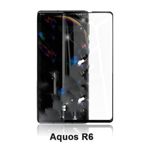 Black HD Tempered Glass for Aquos Zero2 and R6 Curved Screen with Edge - Teleplus curved screen cover black edge mobile