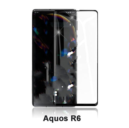 Black HD Tempered Glass for Aquos Zero2 and R6 Curved Screen with Edge - Teleplus curved screen cover black edge mobile