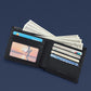 Black Layer Cowhide Leather Wallet for Men Suitable Weddings and Holidays in the United States - Every Occasion Mood