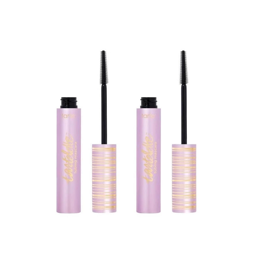 Black Mascara Brush and Comb Lash Tool with Natural Ingredients for Eyes - mascara brush black comb lash tool