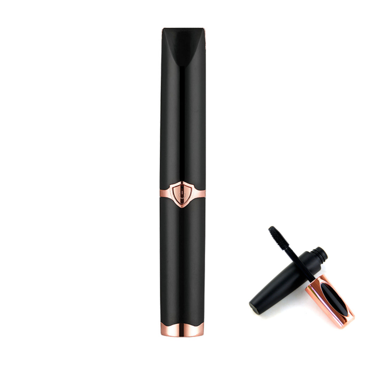 Black Net 14ml Long Mascara for Curl and Volume with Eyelash Clip - Teleplus long mascara curl