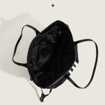 Black Oxford Cloth Travel Bag with Concealed Pocket for United States and CHF - Teleplus united states chf oxford cloth