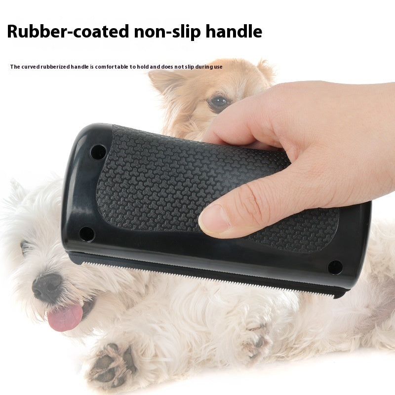 Black Pet Comb for Dogs Grooming and Shedding Removal Tool - pet comb