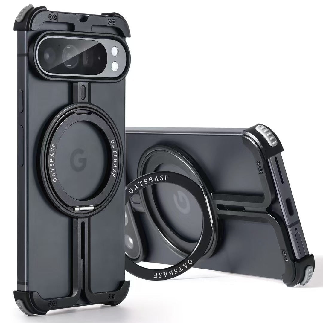 Black Pie Shell Upgrade Bracket Rotatable for Enhanced Stability - Teleplus black pie shell upgrade bracket rotatable