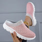 Black Pink Purple Flyknit Hollow-Out Sports Shoes for Adults - Teleplus black pink purple flyknit hollow-out sports