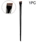 Black Plastic Handle Eyeliner Brush with Oblique Head for Precise Makeup - Teleplus blade eyeliner brush fine oblique