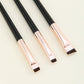 Black Plastic Handle Eyeliner Brush with Oblique Head for Precise Makeup - Teleplus blade eyeliner brush fine oblique