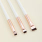 Black Plastic Handle Eyeliner Brush with Oblique Head for Precise Makeup - Teleplus blade eyeliner brush fine oblique