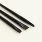 Black Plastic Handle Eyeliner Brush with Oblique Head for Precise Makeup - Teleplus blade eyeliner brush fine oblique