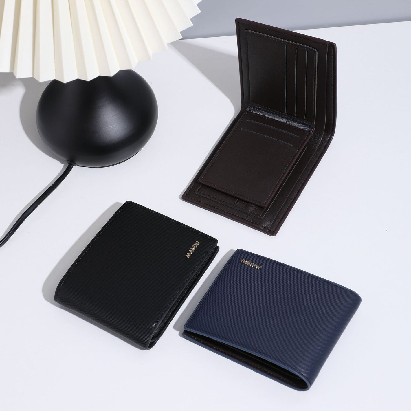 Black Polyester Business Wallet with RFID Anti-Theft Card Holder for United States - Tame Your Stuff This Mighty Men’s