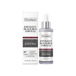 Black Rice Exfoliant Ampoule with Bran Water and Hyaluronic Acid - exfoliant black rice ampoule bran water