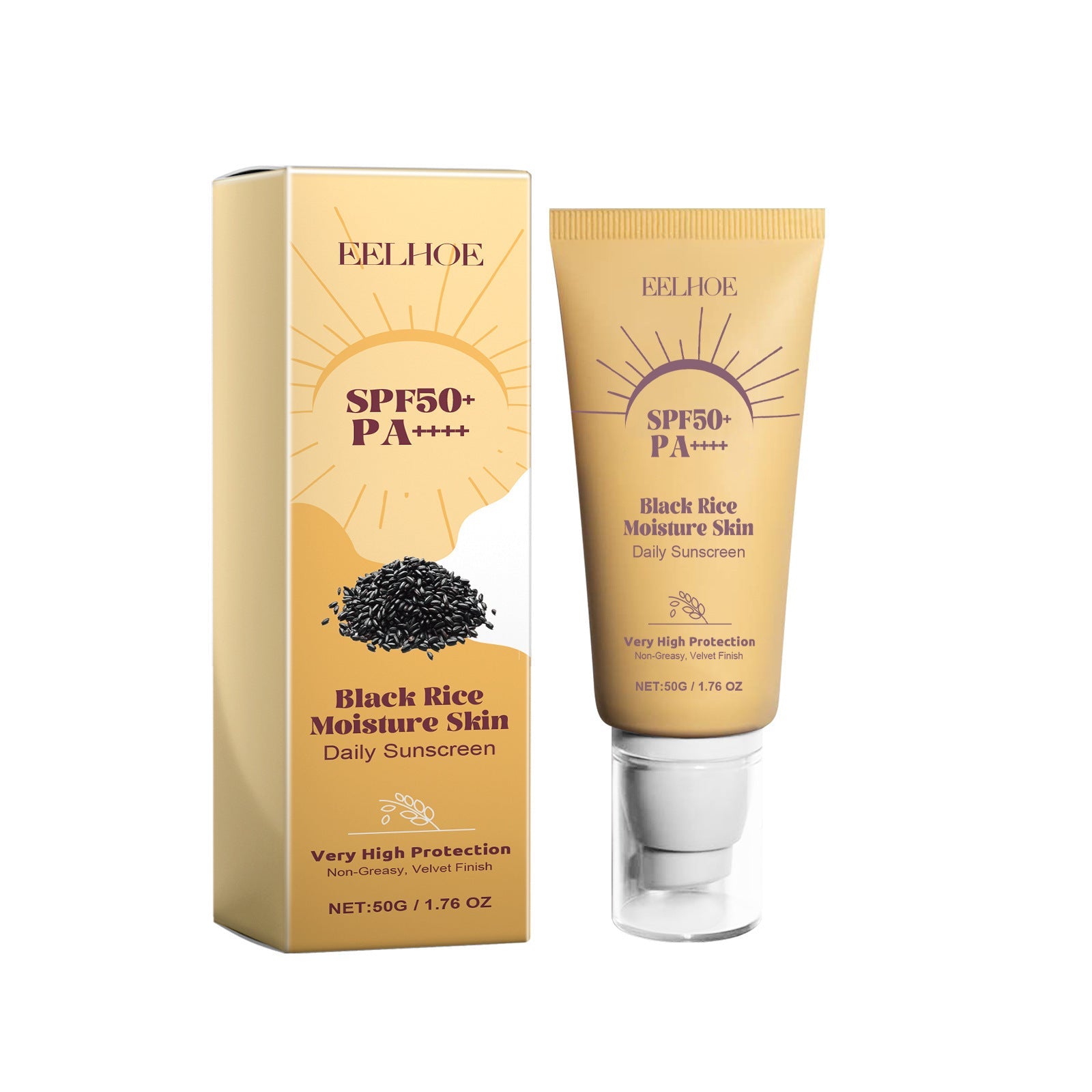 Black Rice Moisturizing Protective Cream UV Isolation - Black Rice Moisturizing Cream for Sunblock Shenanigans