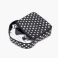 Black Rivet Underarm Shoulder Bag with Metal Motorcycle Design - rivet underarm shoulder black metal motorcycle bag