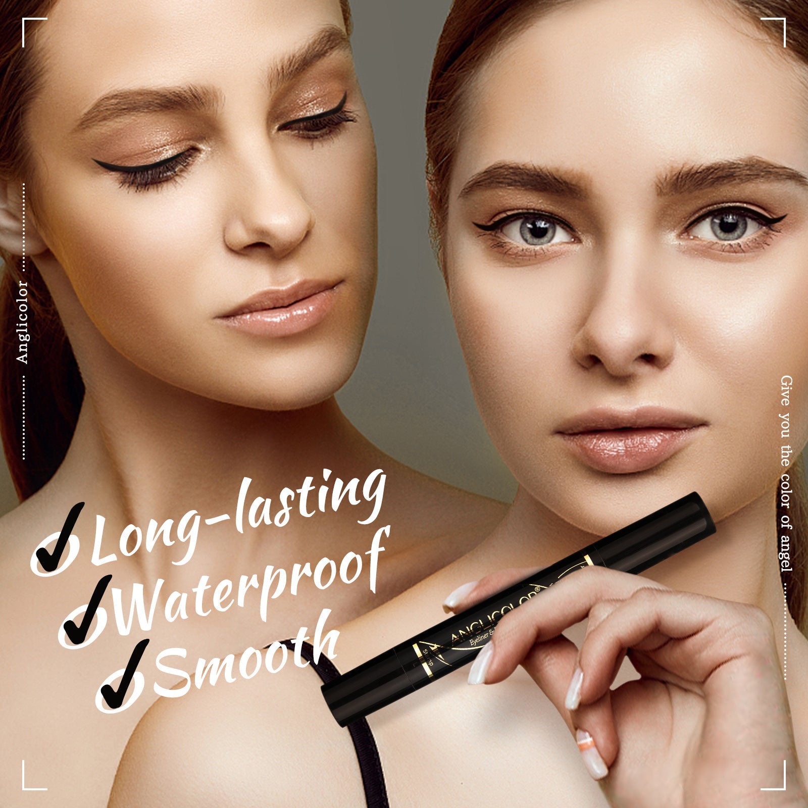 Black Seal Eyeliner Waterproof Long-Lasting 3 Years Shelf Life - Teleplus Long Lasting seal eyeliner waterproof