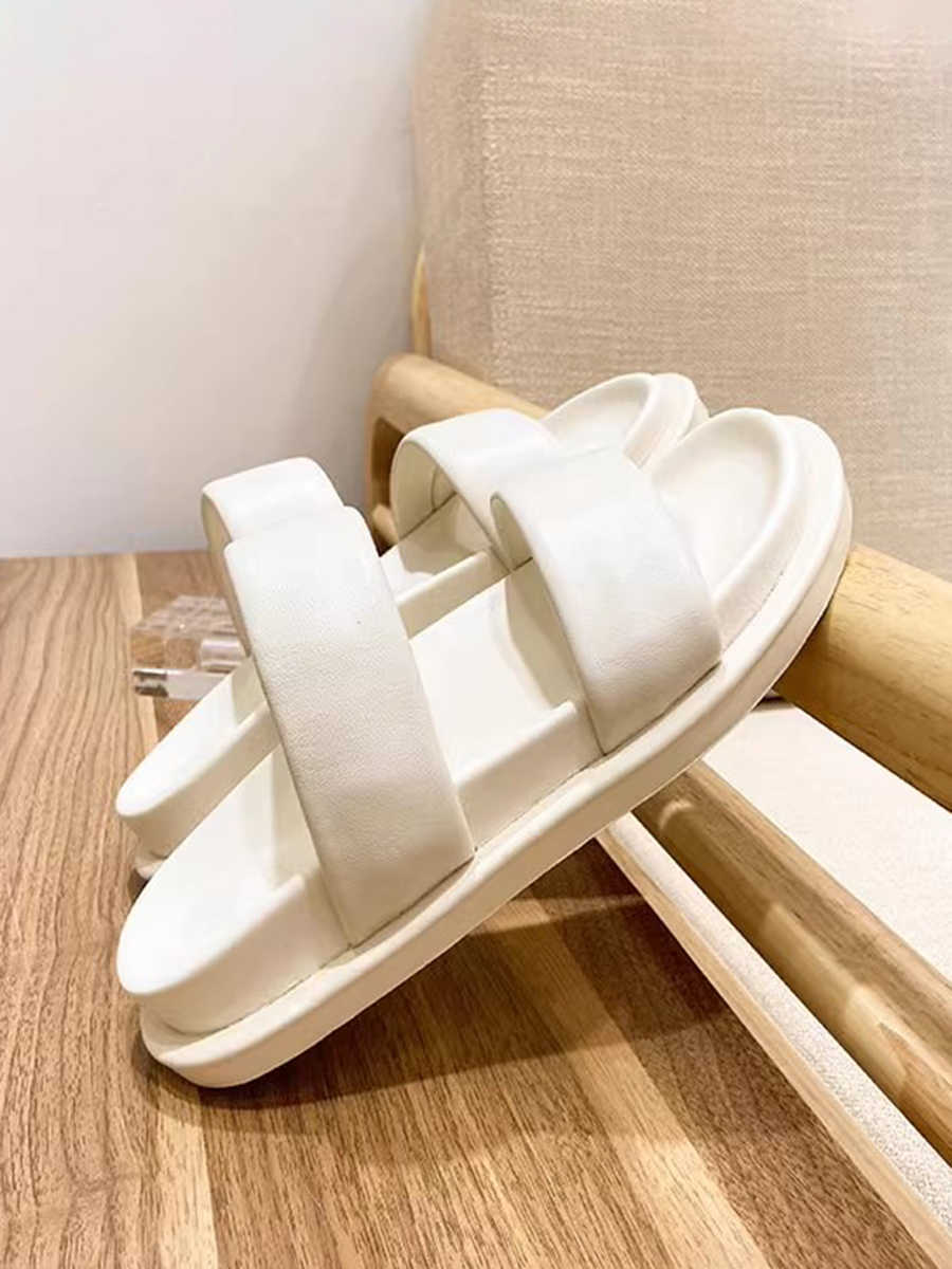 Black Sheepskin Flat Heel Slippers with Rubber Foam Sole - Teleplus black sheepskin flat rubber foam sole heel