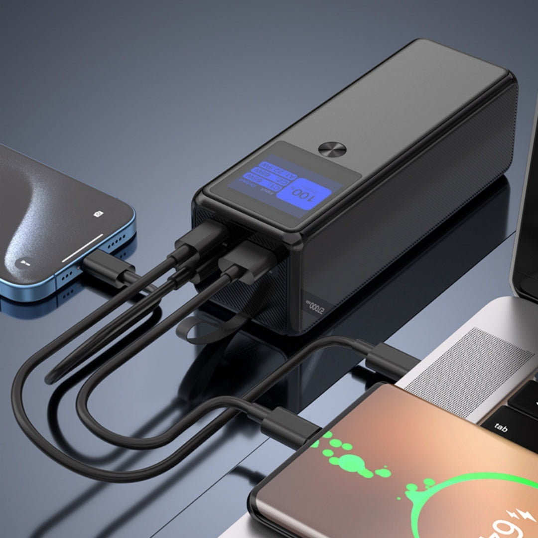 Black Shell Plastic Enclosure for Fast Charging Devices 154.5mm x 52.5mm - black shell plastic enclosure fast charging