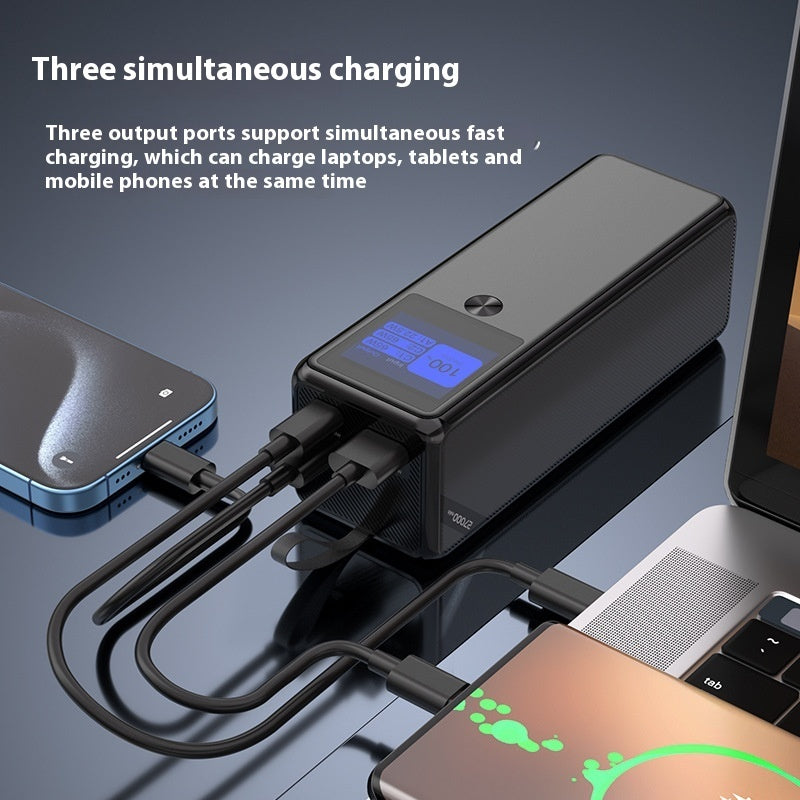 Black Shell Plastic Enclosure for Fast Charging Devices 154.5mm x 52.5mm - black shell plastic enclosure fast charging