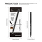 Black Silky Easy Long Lasting Color Eyeliner Set with Bloom Heads - Teleplus eyeliner silky easy color long lasting