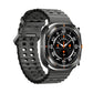 Black Vinyl Smart Watch with Bluetooth Calling Heart Rate and Waterproof Features - Teleplus smart watch bluetooth