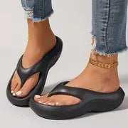 Black White Gray EVA Flip Flops for Men and Women Sizes 36 to 45 - Teleplus eva flip flops gray white