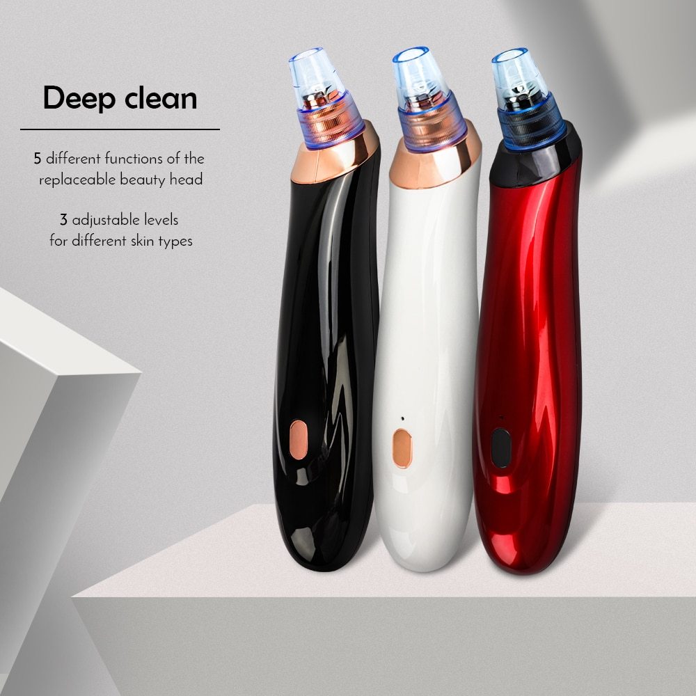 Blackhead instrument pore cleaner to blackhead artifact electric acne machine to blackhead - Bye Bye Blackheads