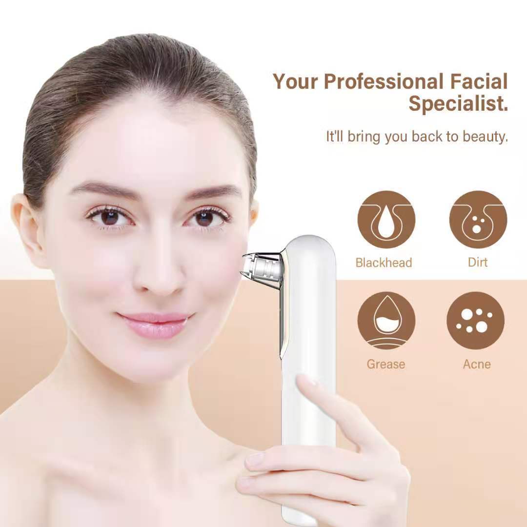 Electric Pore Acne Blackhead Removal Device with 4 Adjustable Gears - Erase Blackheads Our Cleaner blackhead removal