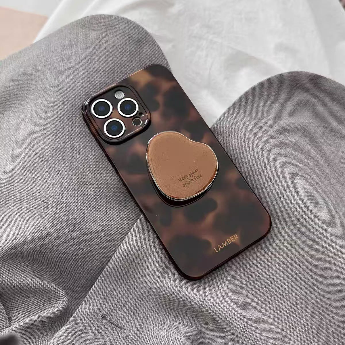 Blooming Leopard Print-Fine Hole Silicone Case for iPhone 12 13 14 Pro Max - pro max blooming leopard print-fine hole