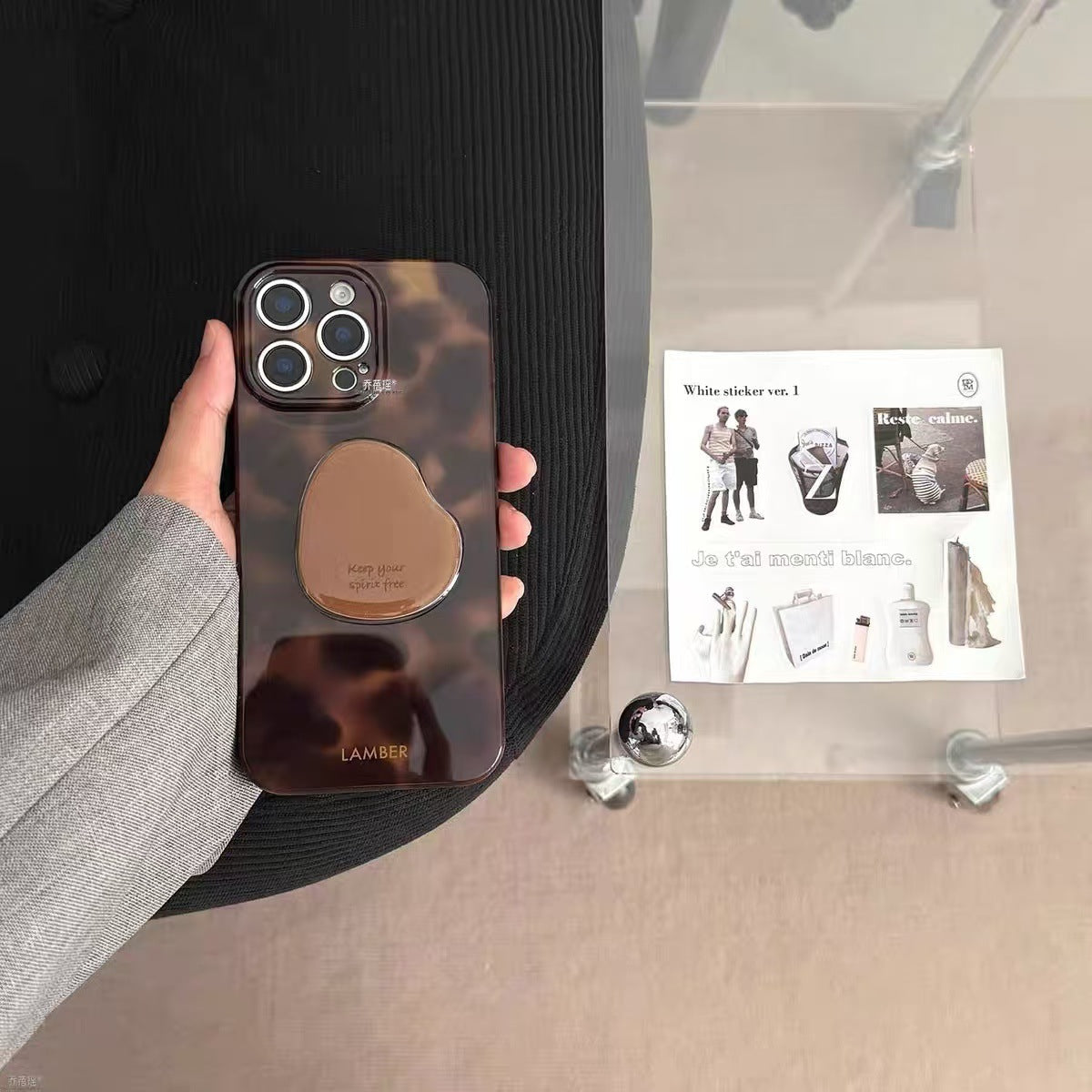 Blooming Leopard Print-Fine Hole Silicone Case for iPhone 12 13 14 Pro Max - pro max blooming leopard print-fine hole