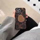 Blooming Leopard Print-Fine Hole Silicone Case for iPhone 12 13 14 Pro Max - pro max blooming leopard print-fine hole