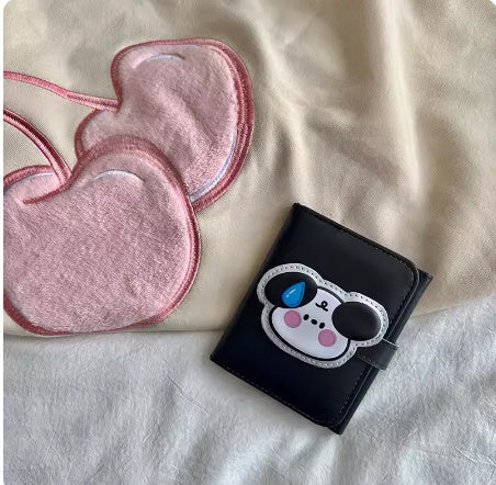 Blue Bottle Cap Sausage Wallet with Bow Pendant for United States Buyers - Wallet: A Delight united states chf