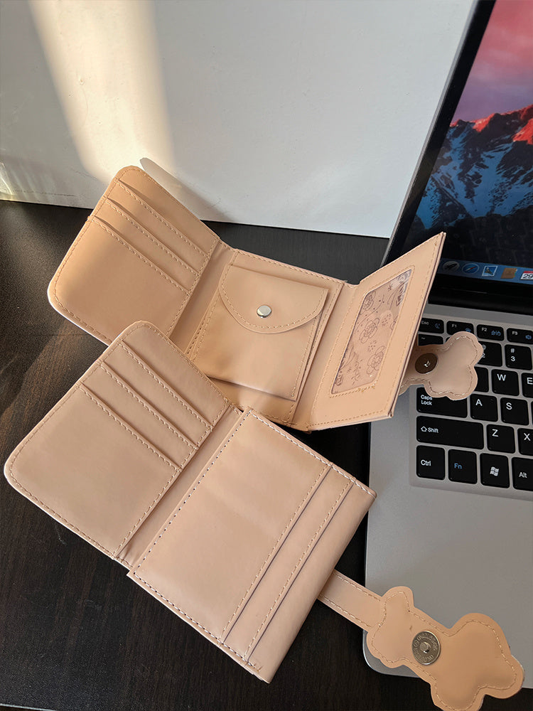 Blue Bottle Cap Sausage Wallet with Bow Pendant for United States Buyers - Wallet: A Delight united states chf