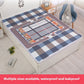 Blue Plaid Washable Urine Isolation Pad for Household Elderly Waterproof - Teleplus household elderly waterproof