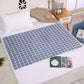 Blue Plaid Washable Urine Isolation Pad for Household Elderly Waterproof - Teleplus household elderly waterproof
