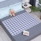 Blue Plaid Washable Urine Isolation Pad for Household Elderly Waterproof - Teleplus household elderly waterproof