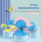 Blue Rubber Dog Chew Toy Durable Pet for Aggressive Chewers