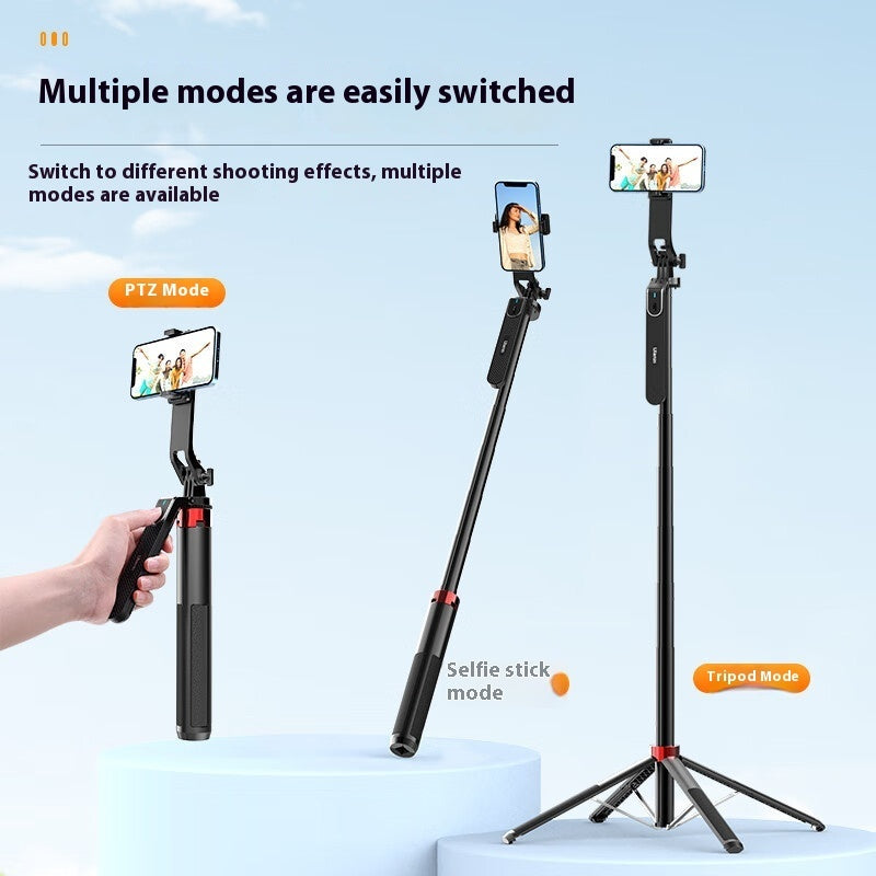 Bluetooth Live Quadrupod Selfie Stick with Remote Control and Rechargeable Battery - Teleplus bluetooth live quadrupod