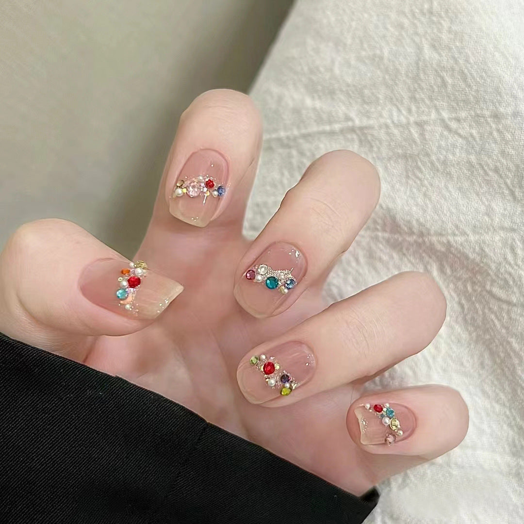 Blush Cat Eye Nail Patches Assorted Designs for United States Customers - blush cat eye nail patch united states