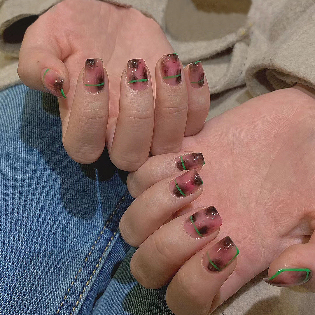 Blush Cat Eye Nail Patches Assorted Designs for United States Customers - blush cat eye nail patch united states