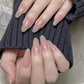 Blush Nail Pack with Fake Removable Nails for Ladies XS to L - Teleplus handmade wear armor nail stickers fake nails