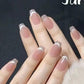 Blush Nail Pack with Fake Removable Nails for Ladies XS to L - Teleplus handmade wear armor nail stickers fake nails