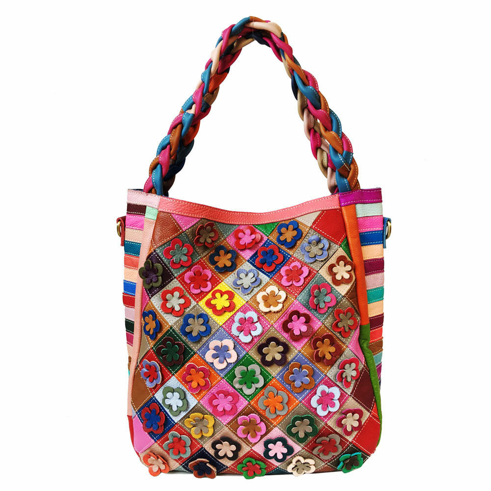 Blype Shoulder Messenger Bag with Diamond Plaid Leather and Fashion Stitching - Teleplus fashion stitching diamond