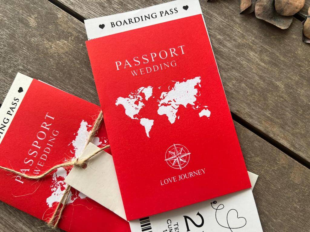 Boarding Pass Wedding Invitation Passport Travel Theme Destination Invite - Teleplus boarding pass wedding invitation