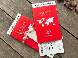 Boarding Pass Wedding Invitation Passport Travel Theme Destination Invite - Teleplus boarding pass wedding invitation