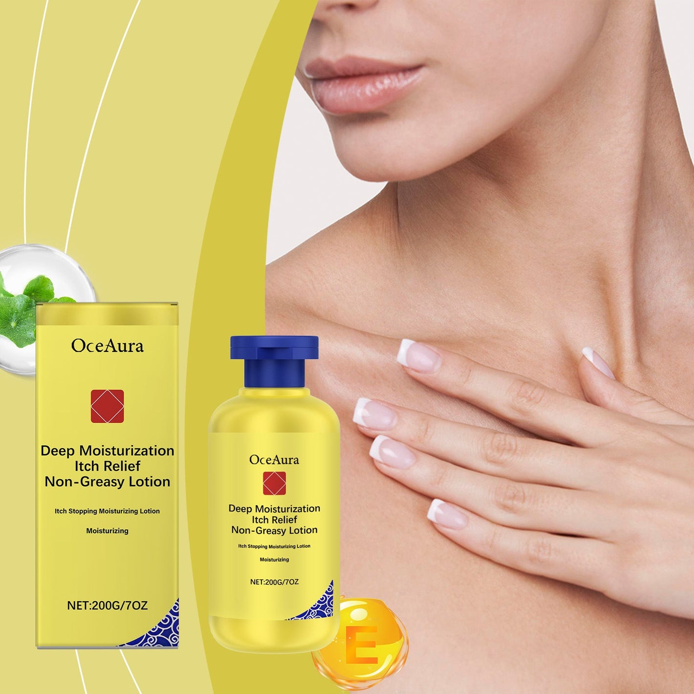 Body Care Kit with Glycerin and Natural Extracts for Soft Elastic Skin - Teleplus soft body skin elastic care