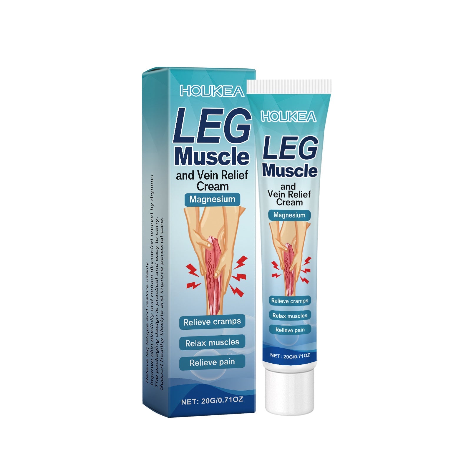 Body Care Kit with Mild Ingredients for Leg and Skin - Teleplus mild ingredients care leg cream body kit
