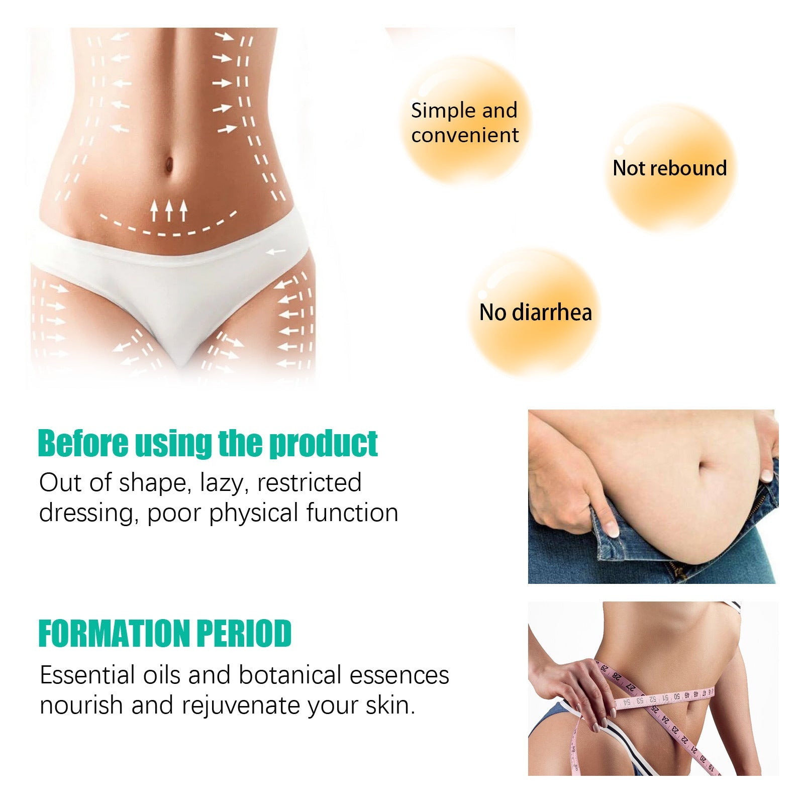 Body Shaping And Tightening Waist Thigh Small Belly Skin Moisturizing Body Shaping Massage Cream