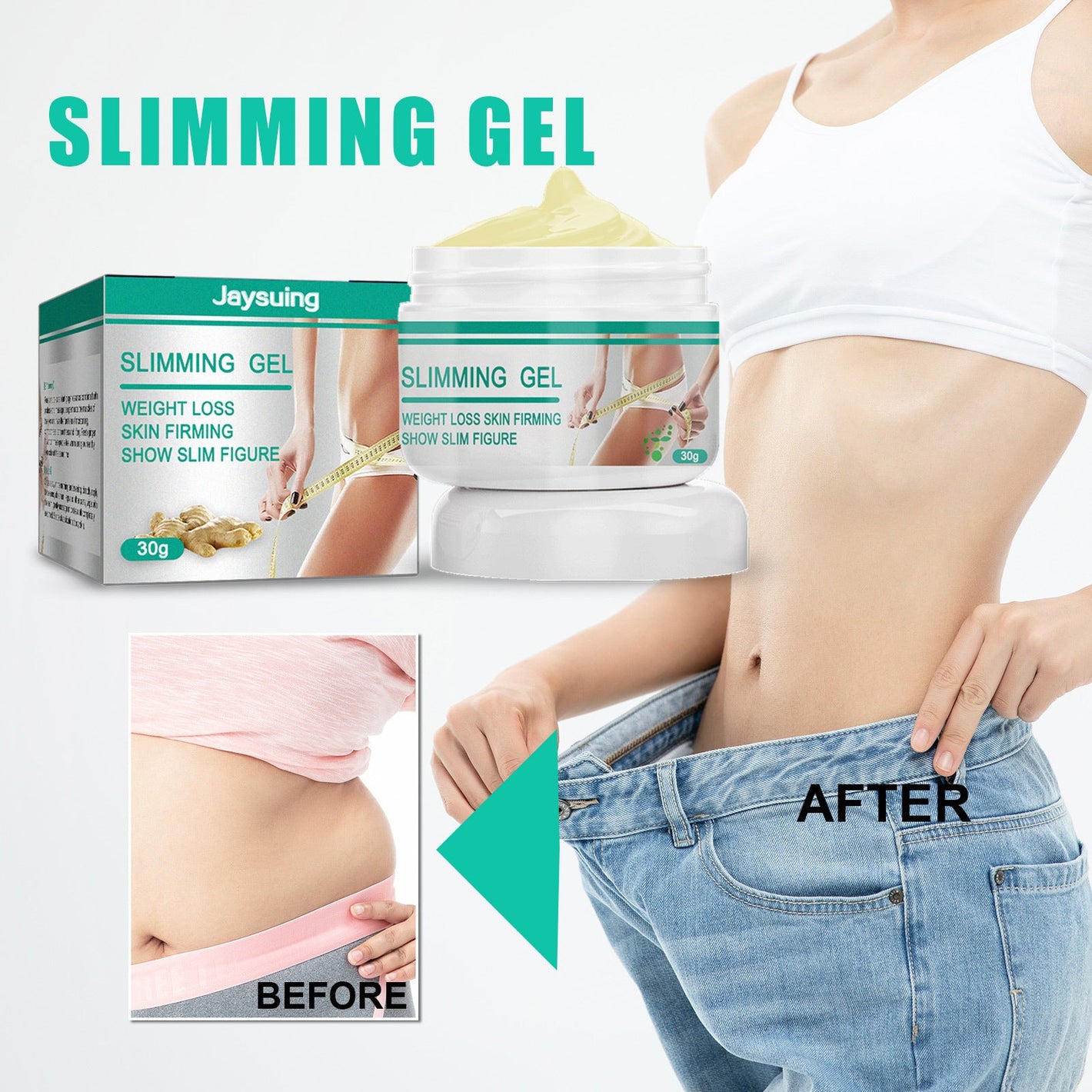 Net 50 Slimming Cream for Tightening Waist Thigh and Moisturizing Belly Skin - Tighten Your Small with Laughs